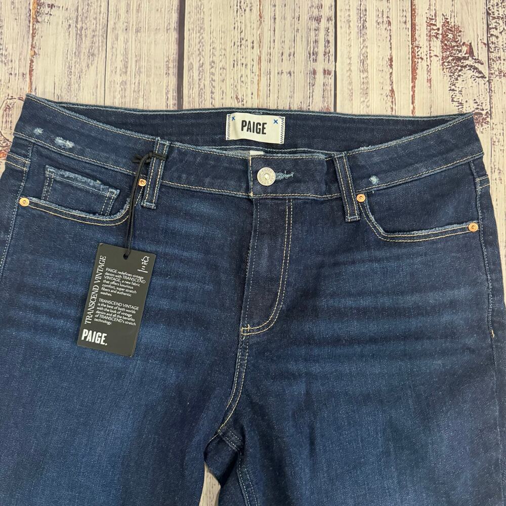 PAIGE Brigitte Transcend Vintage Boyfriend Jeans 29 NWT Gibson Distressed - Picture 3 of 10